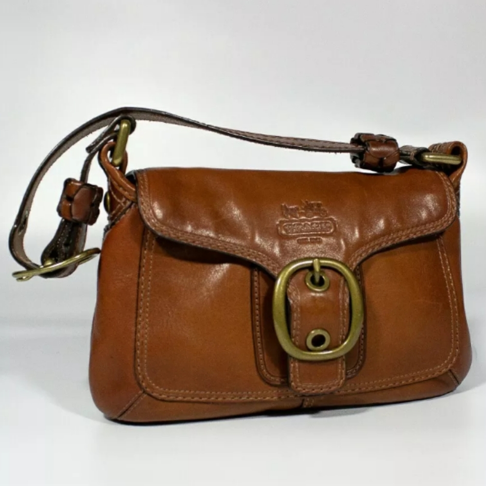 Authentic Coach Bleeker British Tan EUC #11427